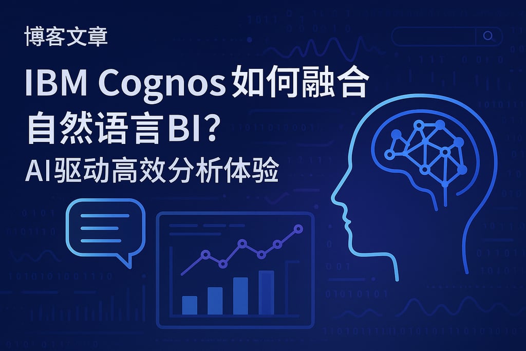 IBM Cognos如何融合自然语言BI？AI驱动高效分析体验